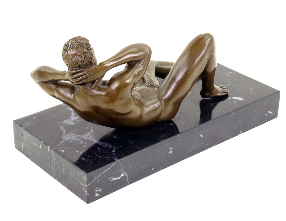 Kunst & Ambiente Muskuloser Mannerakt - Toyboy Eric - Gaybronze - M.Nick - Sexyfigur Hot