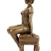 Miguel Fernando Lopez (Milo) Art Deco Bronzefigur - Zwanziger Jahre Erotik Akt - Signiert Milo New