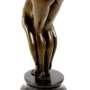 Miguel Fernando Lopez (Milo) Moderne Bronze Figur - Gebeugte Frau Auf Marmor, Sign. Milo Online