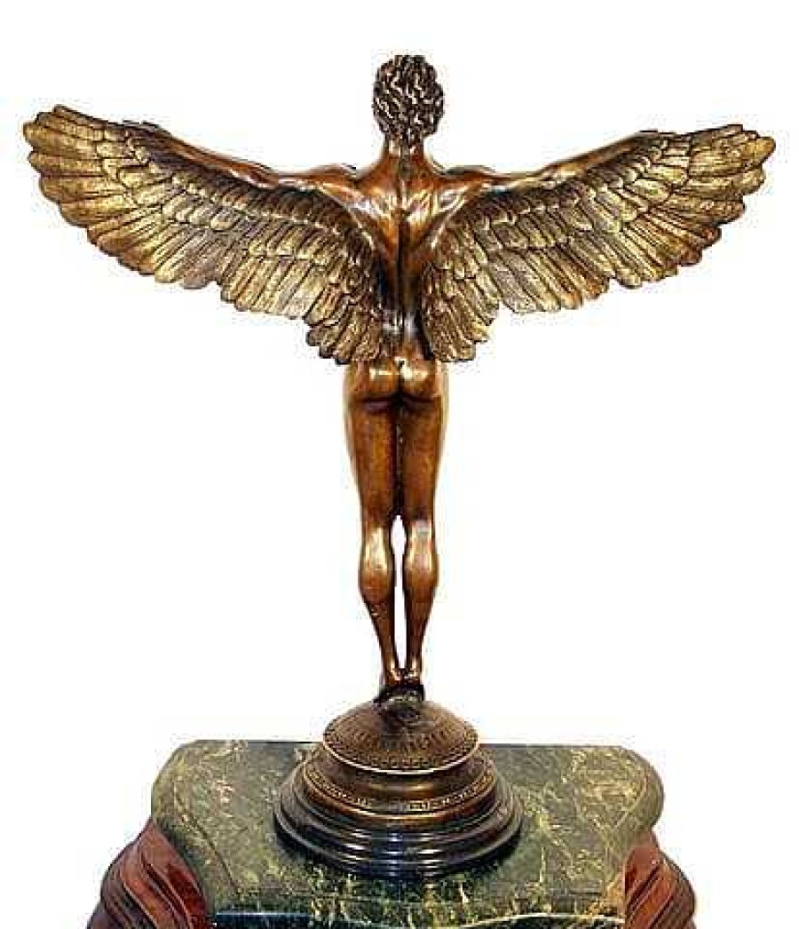 Adolph Alexander Weinman Grose Ikarus Bronzestatue - Adolph Alexander Weinman New