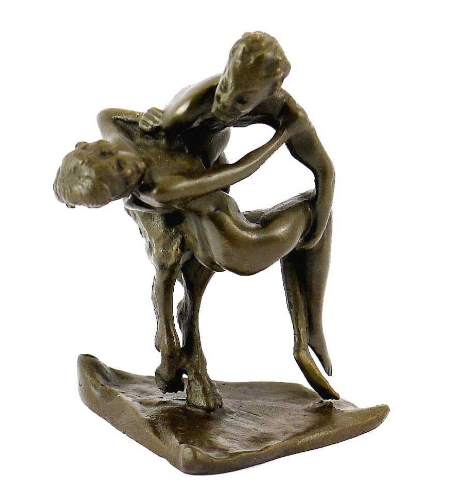 Franz Bergmann Wiener Bronze - Satyr Entfuhrt Jungfer - Mit Bergmann-Stempel Clearance