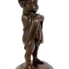 Josef Lorenzl Jugendstil Bronzeskulptur - Lausbub - Kinderbronze - Signiert Lorenzl Hot