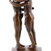 Kunst & Ambiente Gay Bronze - Homoerotisches Spiel Zweier Manner - Sign. J. Patoue Wholesale