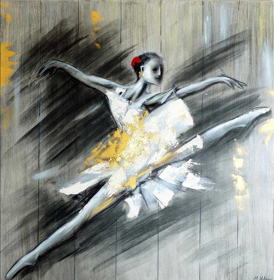 Martin Klein Ballerina Ii - Martin Klein - Acrylgemalde - Ballerina Bild - Tanzbild New