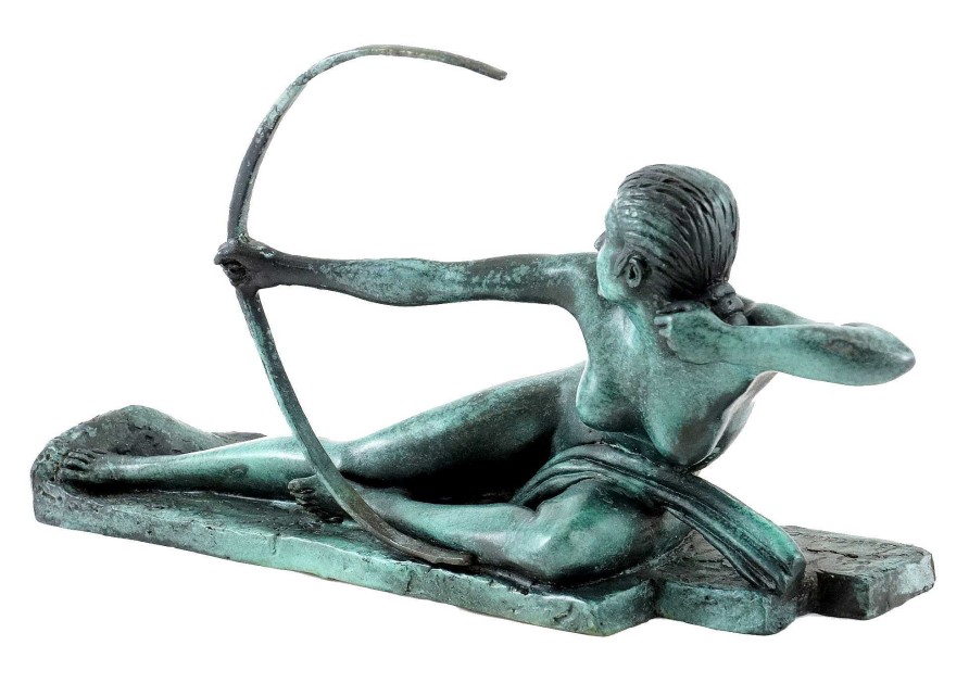 Kunst & Ambiente Art Deco Bronzefigur - Penthesilea - Marcel-Andre Bouraine Clearance