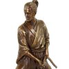 Miguel Fernando Lopez (Milo) Samurai Mit Schwert - Limitierte Bronzestatue - Signiert Milo Clearance