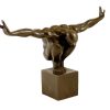 Miguel Fernando Lopez (Milo) Moderne Bronzefigur - Der Athlet - Signiert Milo Online