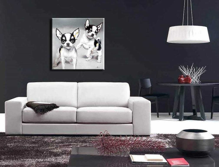 Martin Klein Cute Chihuahuas Wandbild Mit Hunden Martin Klein - Gemalde Wholesale