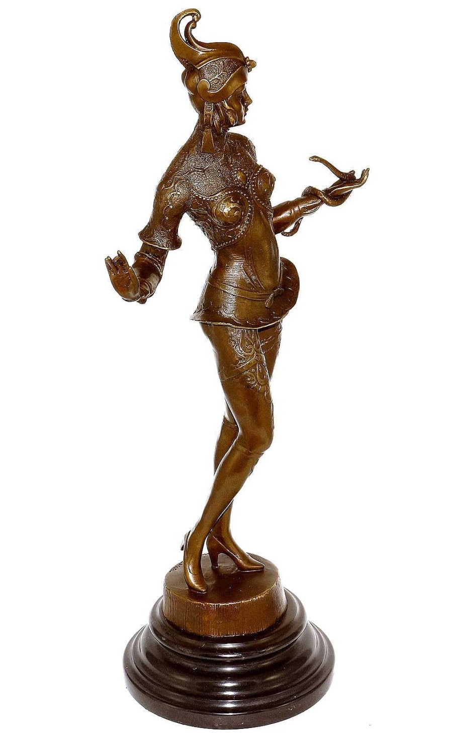 Kunst & Ambiente Art Deco Bronzefigur - G. Schmidt-Cassel - Schlangentanzerin Clearance