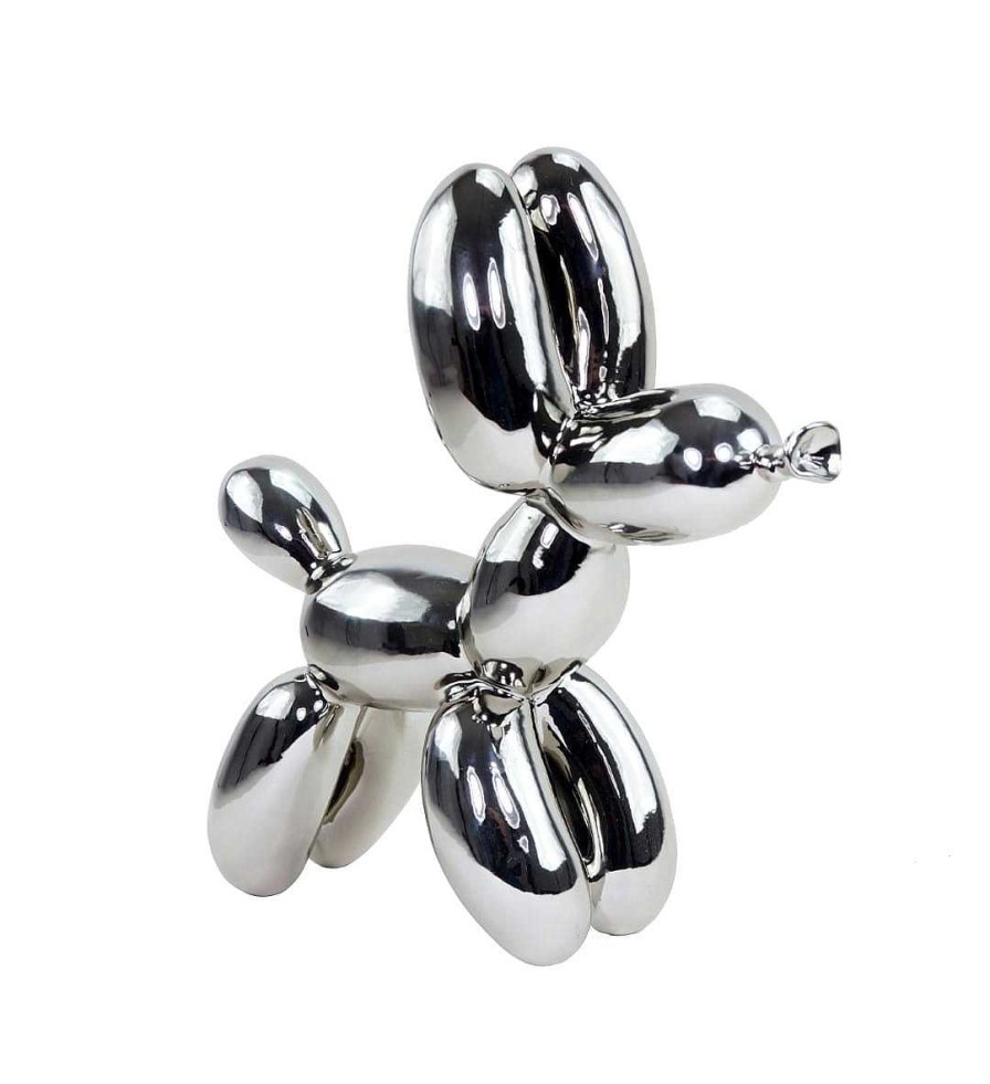 Kunst & Ambiente Balloon Dog - Silber - Jeff Koons - Moderne Bronzeskulptur Wholesale