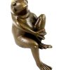 Franz Bergmann Wiener Bronze Lustige Tierfigur - Sitzender Frosch - V. Bergmann Best