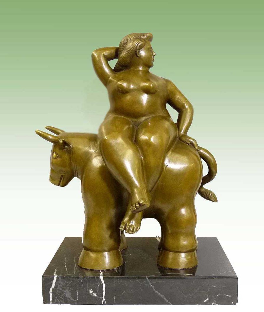 Fernando Botero Prachtige Bronzeskulptur - Rapto De Europe - Fernando Botero Hot