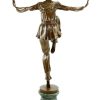 Demétre Haralamb Chiparus Art Deco Bronzeskulptur - Revuetanzerin - Signiert Chiparus Hot