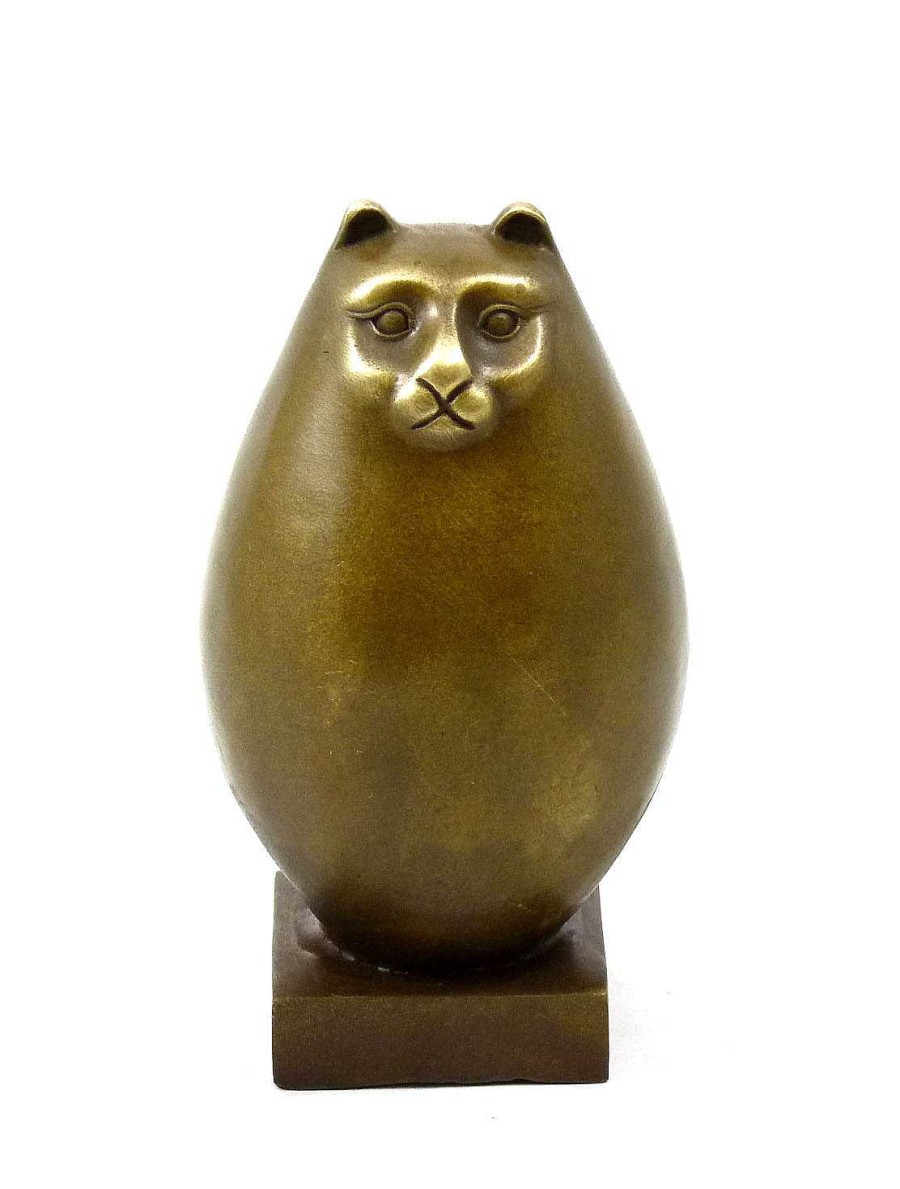 Fernando Botero Moderne Bronzefigur - Dicke Katze - Fernando Botero Best