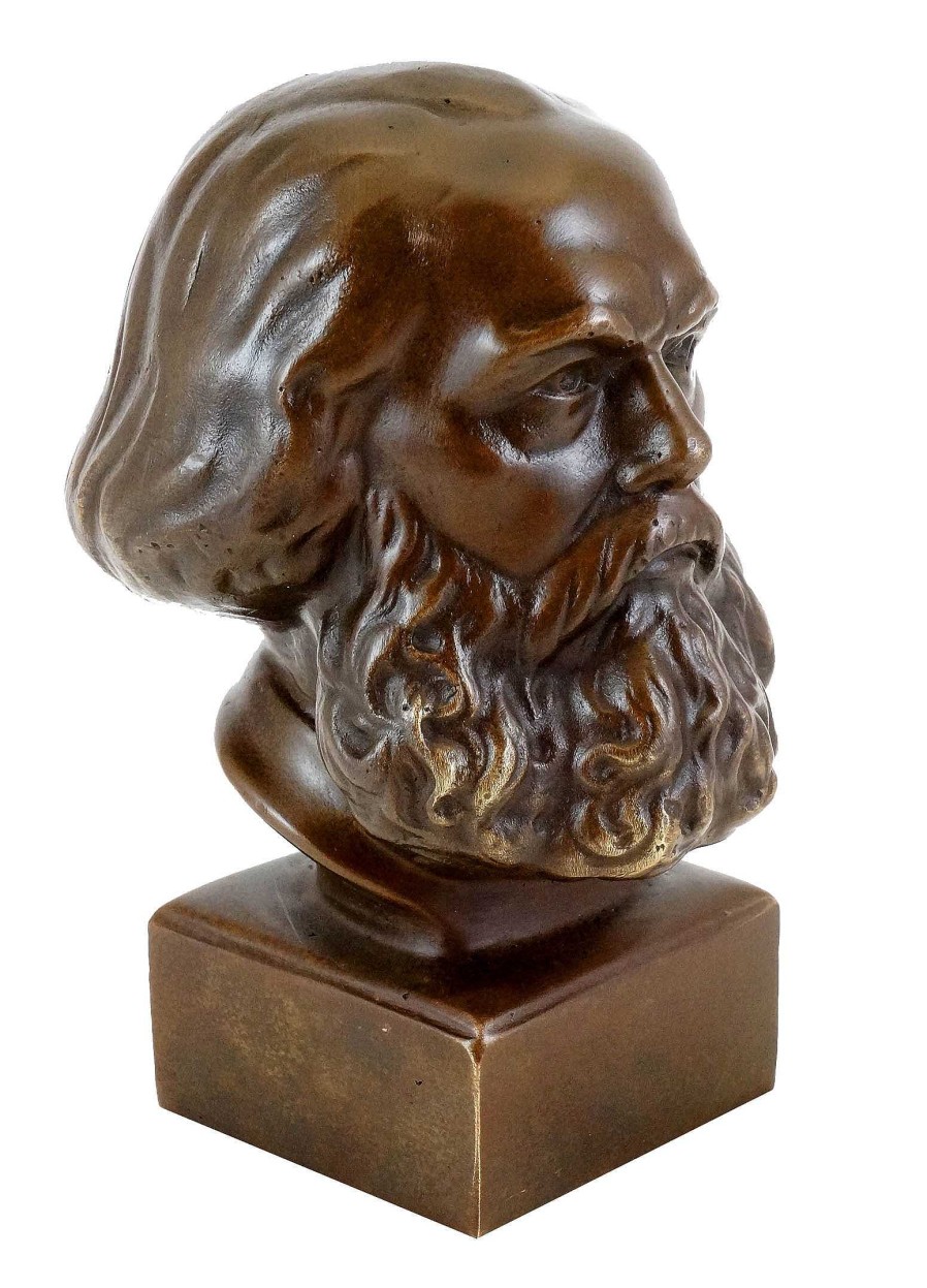 Kunst & Ambiente Bronze Buste - Kopf - Karl Marx Buste - Signiert Wholesale