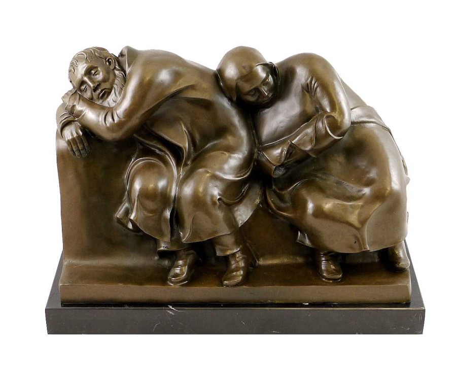 Ernst Heinrich Barlach Moderne Bronzefigur - Schlafendes Bauernpaar - Ernst Barlach Online