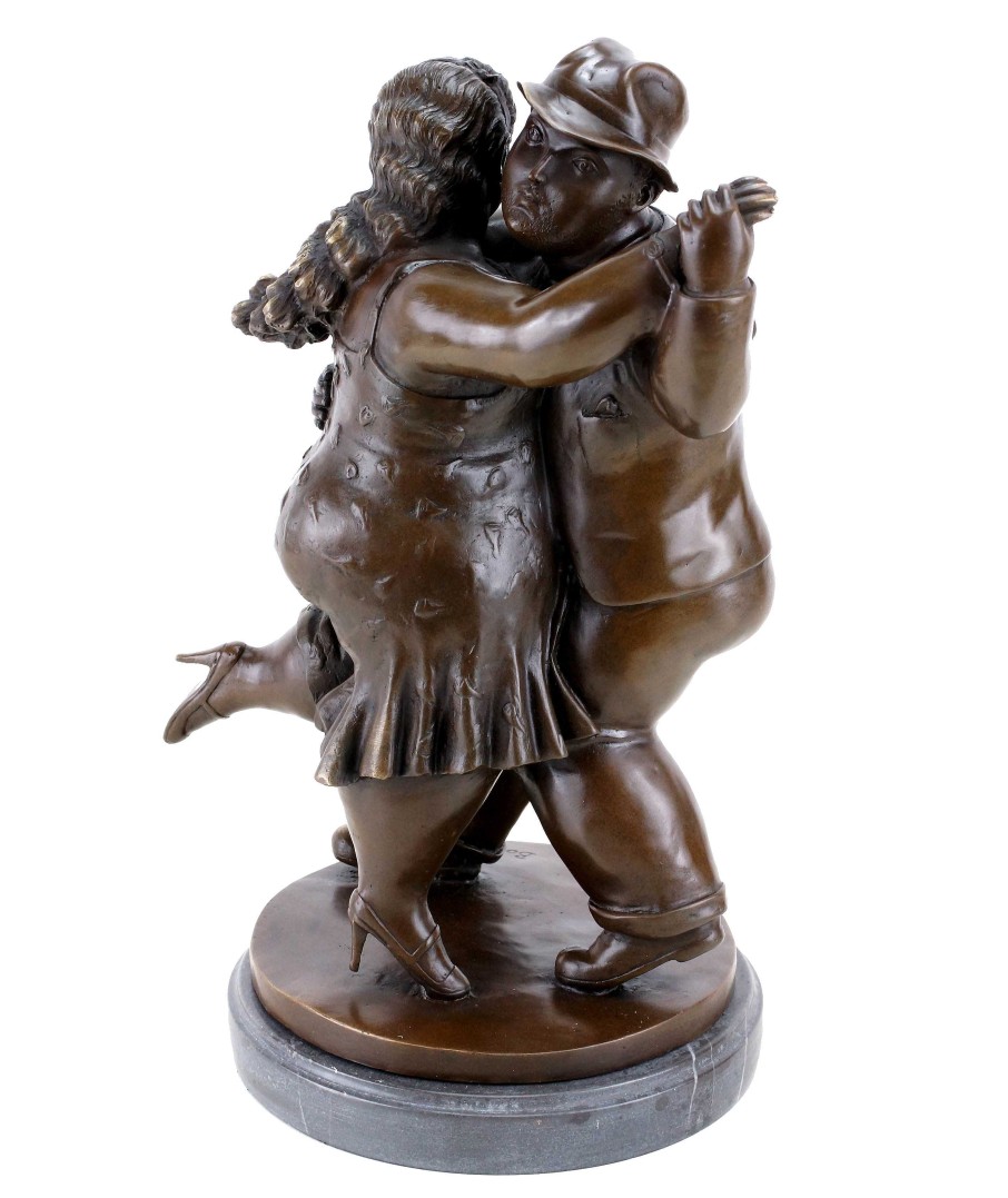 Fernando Botero Moderne Bronzefigur - Tanzendes Paar Ii - Signiert - Fernando Botero Clearance