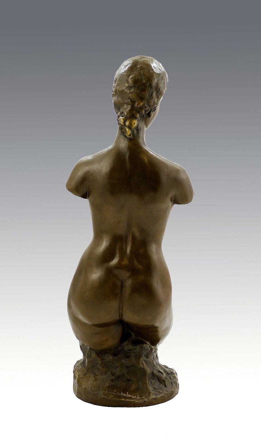 Wilhelm Lehmbruck Moderne Bronzeskulptur - Kleiner Weiblicher Torso (1910) W. Lehmbruck Hot