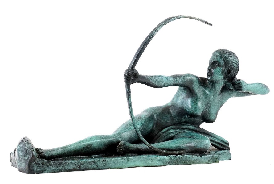 Kunst & Ambiente Art Deco Bronzefigur - Penthesilea - Marcel-Andre Bouraine Clearance