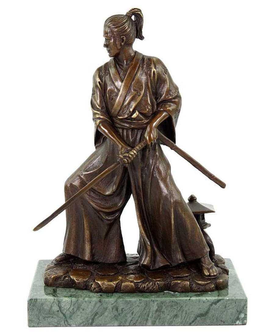 Miguel Fernando Lopez (Milo) Samurai Mit Schwert - Limitierte Bronzestatue - Signiert Milo Wholesale