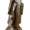 Miguel Fernando Lopez (Milo) Bronzefigur - Moai / Steinkoloss Von Der Osterinsel - Signiert Milo Wholesale