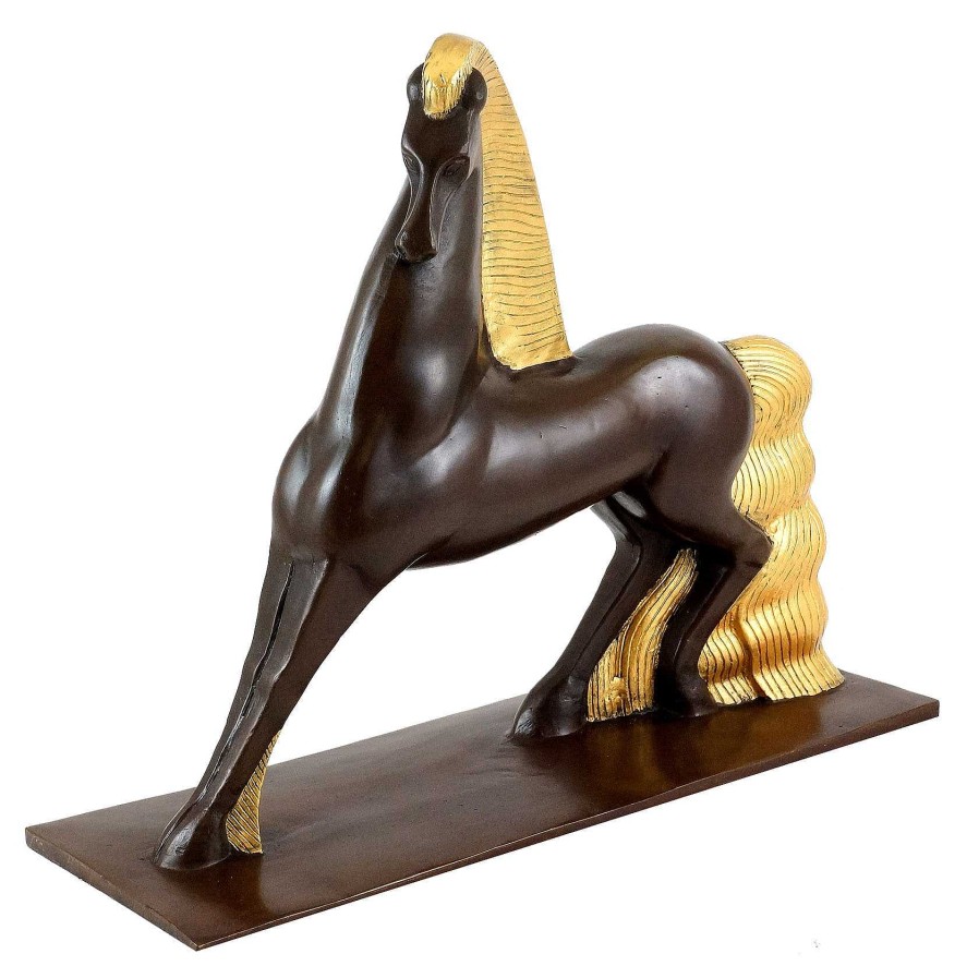 Alexander Kéléty Art Deco Bronze - Hengst / Pferd - Alex Kelety -100 % Bronze Best