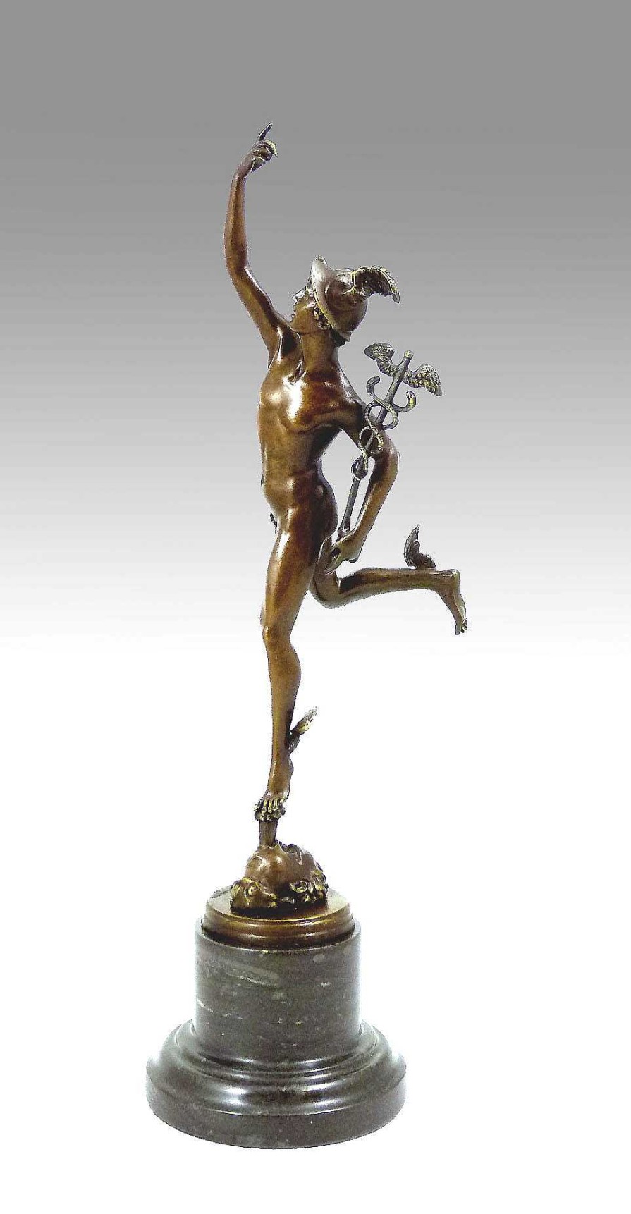 Kunst & Ambiente Hermes Bronzefigur - Giambologna - Griechische Legende New