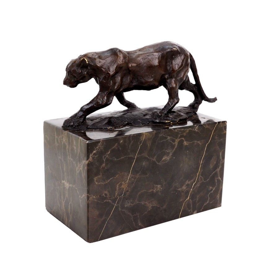 Rembrandt Bugatti Panther Im Laufen (1904) - Signiert Bugatti - Tierfigur Aus Bronze Best