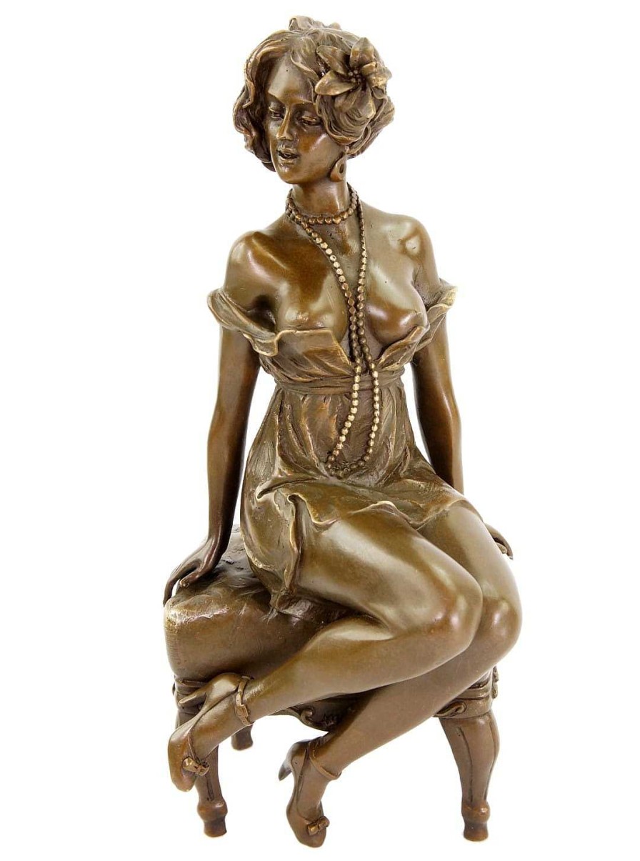 Miguel Fernando Lopez (Milo) Art Deco Bronzefigur - Zwanziger Jahre Erotik Akt - Signiert Milo Wholesale