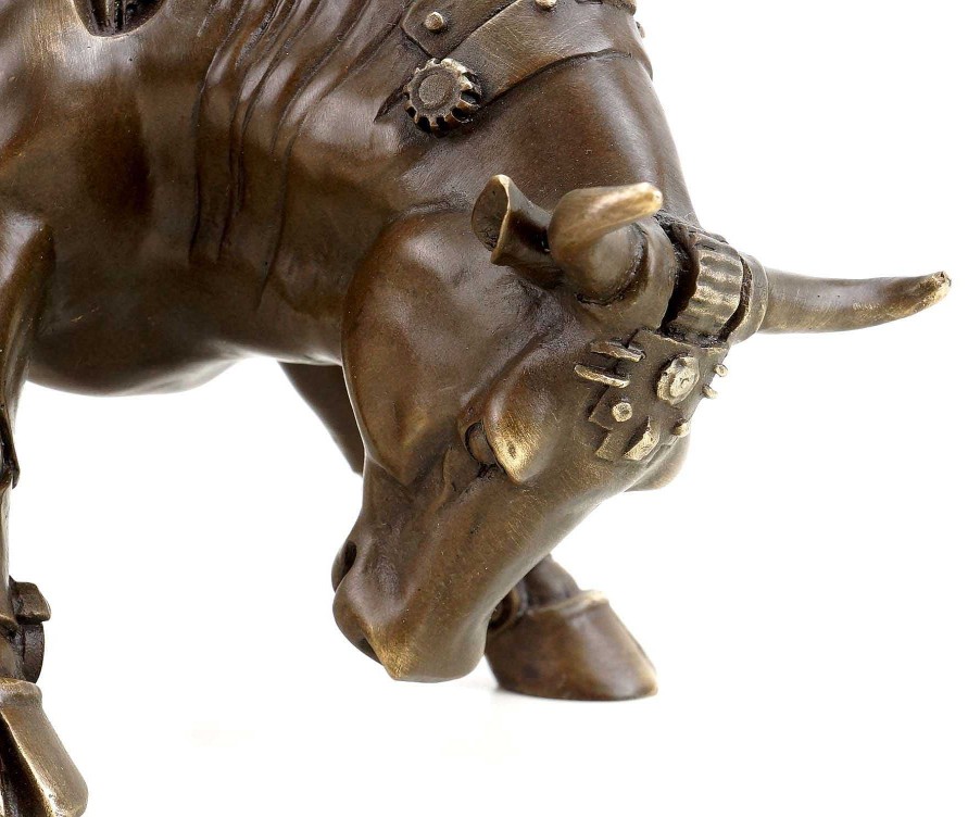 Martin Klein Moderne Kunst - Steam Punk Bulle - Bronze Stier - Martin Klein New