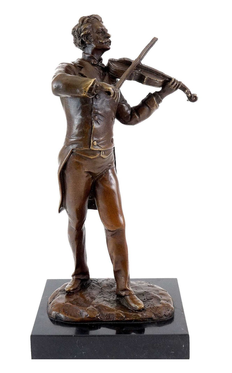 Miguel Fernando Lopez (Milo) Bronzefigur - Johann Strauss - Milo - 100 % Bronze Hot