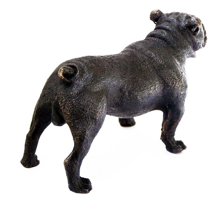 Kunst & Ambiente Kleine Britische Bulldogge - Tierbronze - Wiener Bronze - Hundeskulptur Wholesale