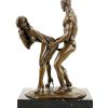 Kunst & Ambiente Erotik Bronze - Liebespaar Im Stehen - Sexfigur - Signiert M.Nick Best