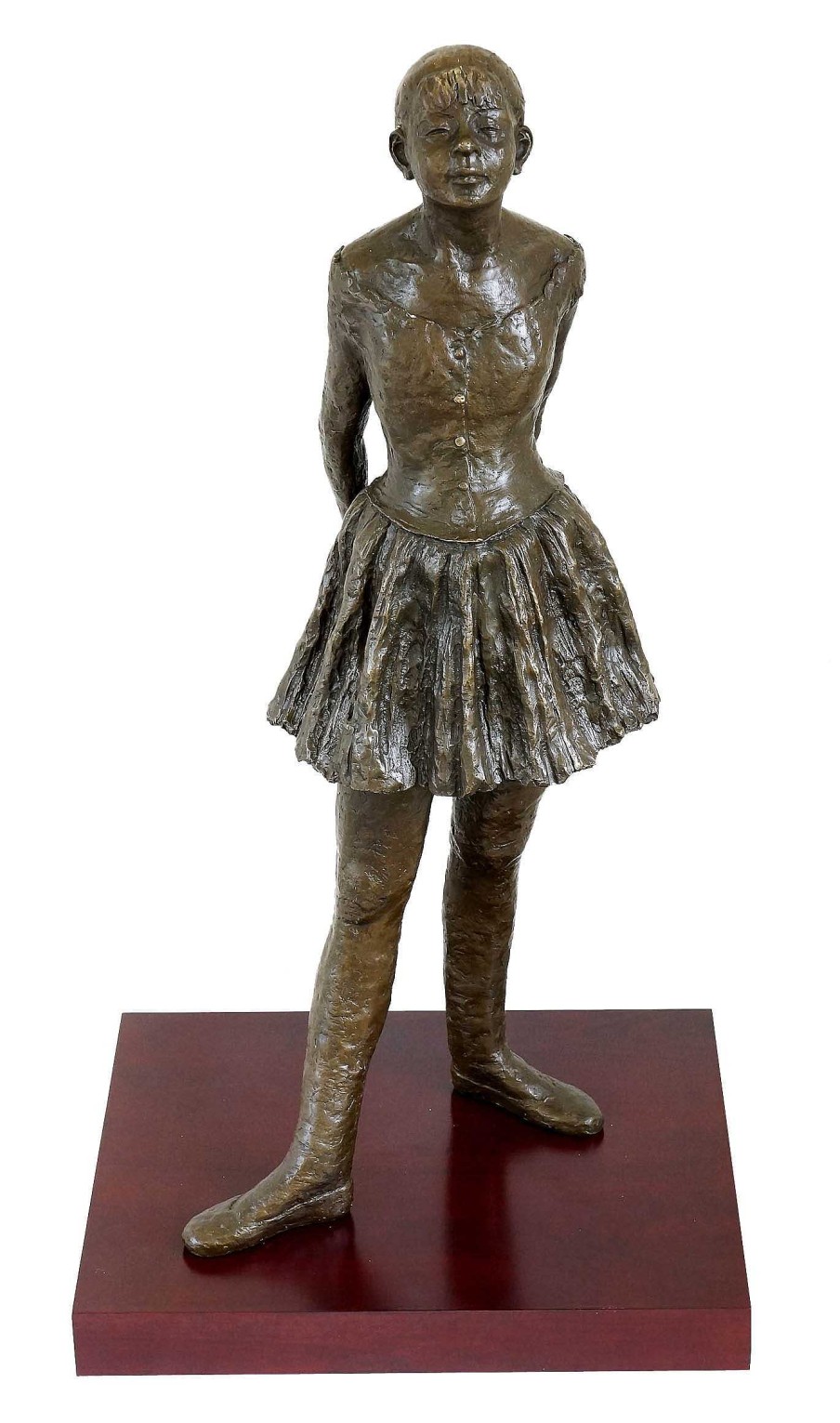 Edgar Degas Edgar Degas - Die Vierzehnjahrige Tanzerin - Bronze Auf Holzsockel Online