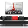 Martin Klein Paris In Red Parisbild Skyline Martin Klein - Acrylbild Best