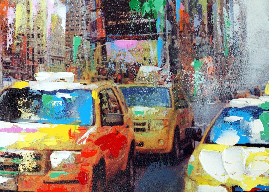 Martin Klein Broadway Scene New York Bild Martin Klein Taxi Best