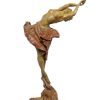 Kunst & Ambiente Farbige Art Deco Bronze - Tanzerin / Ballerina - Signiert Hot