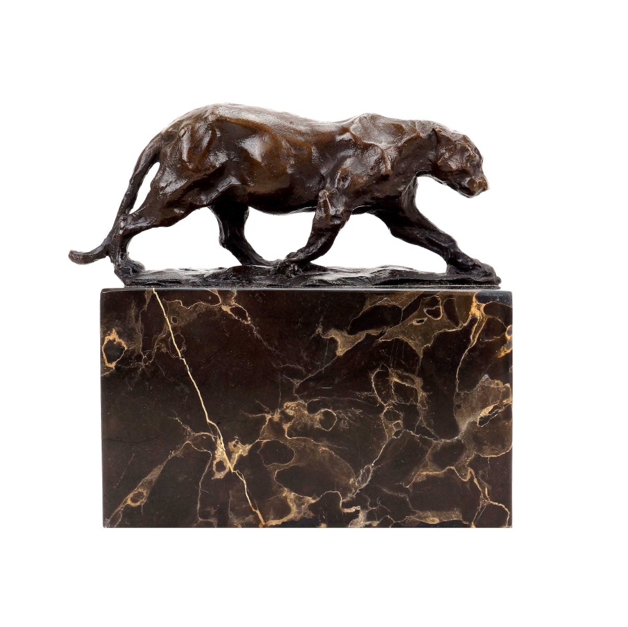 Rembrandt Bugatti Panther Im Laufen (1904) - Signiert Bugatti - Tierfigur Aus Bronze Best