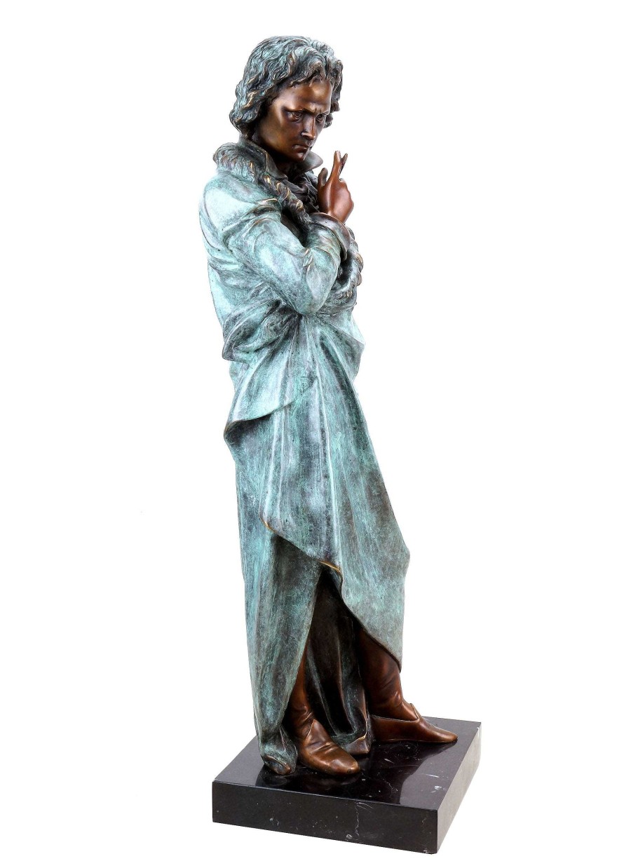 Kunst & Ambiente Opulente Bronze Statue - Ludwig Von Beethoven - Signiert Teupheme Wholesale