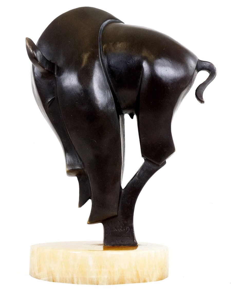 Martin Klein Moderne Kunst Tierbronze - Stier - Signiert Martin Klein Clearance