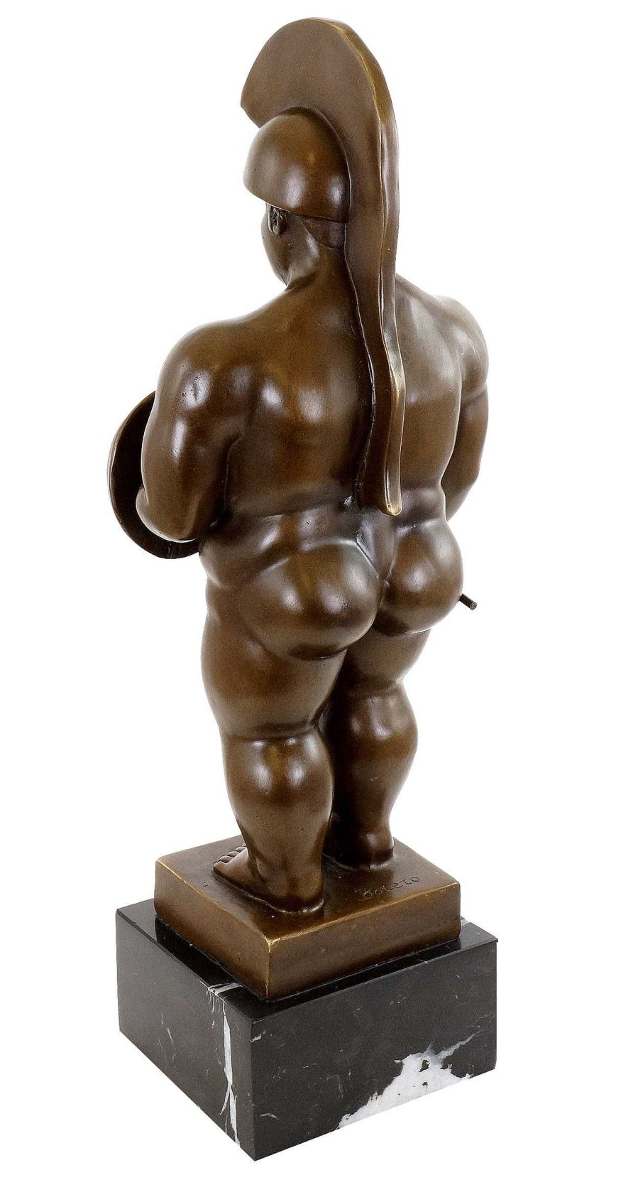 Fernando Botero Moderne Bronzefigur - Roman Warrior - Fernando Botero Clearance