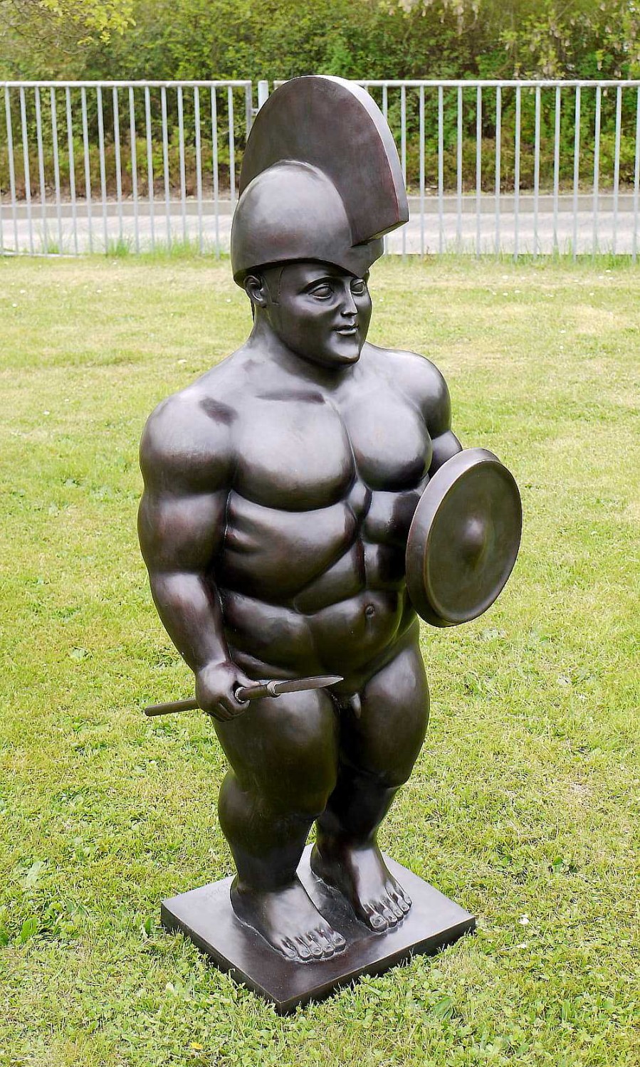 Fernando Botero Grosbronze - Il Guerriero / Roman Warrior - Fernando Botero Clearance