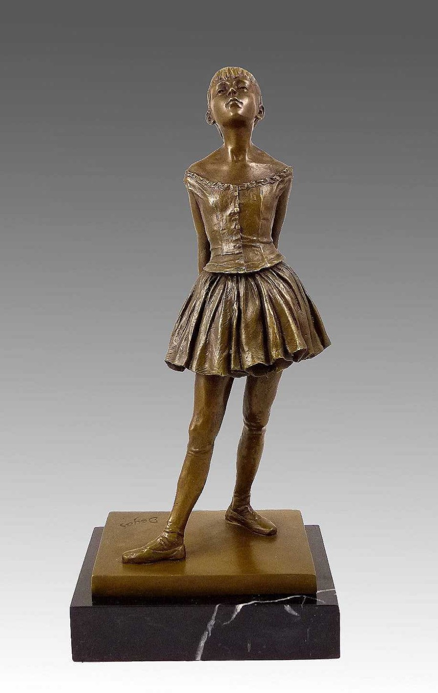 Edgar Degas Bronzefigur - Vierzehnjahrige Tanzerin - Signiert Edgar Degas Wholesale