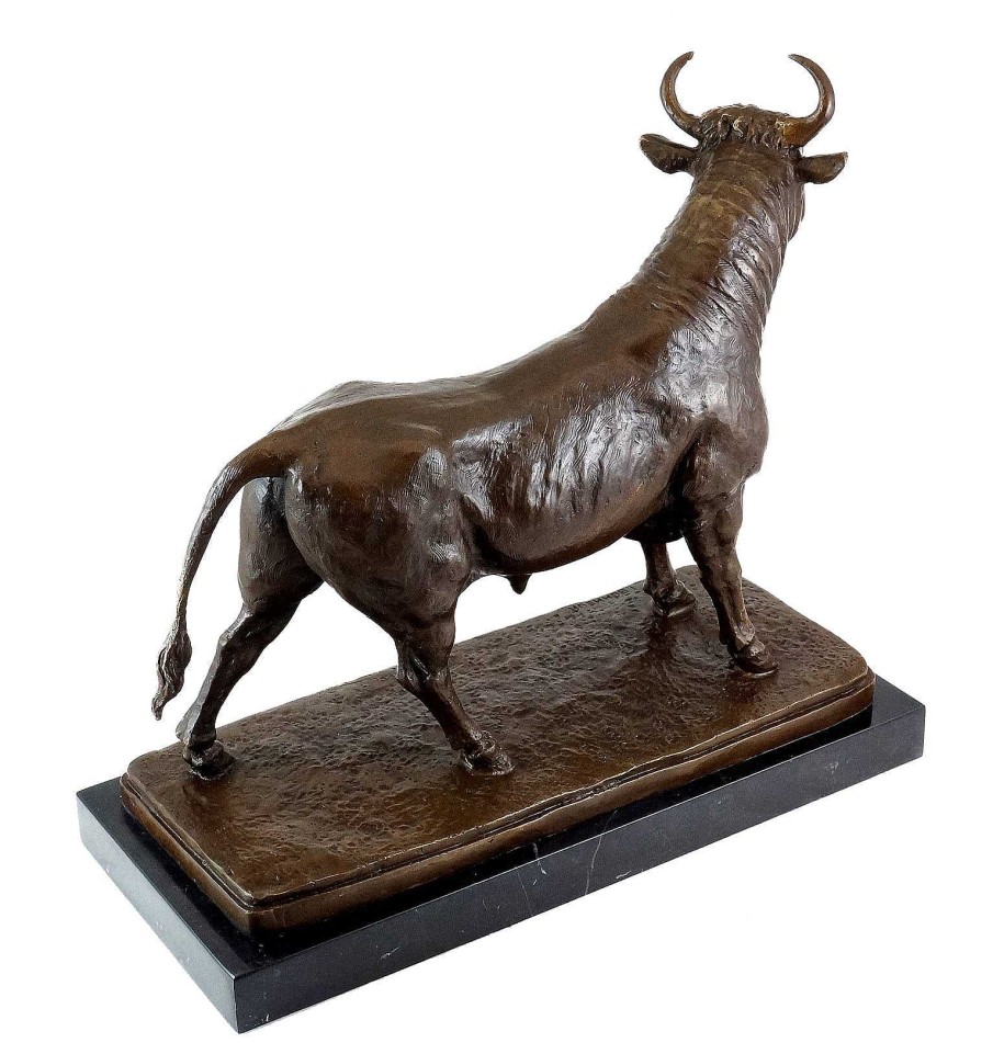 Kunst & Ambiente Tierbronze - Stier / Bulle / Taurus Skulptur - Signiert Bonheur Best