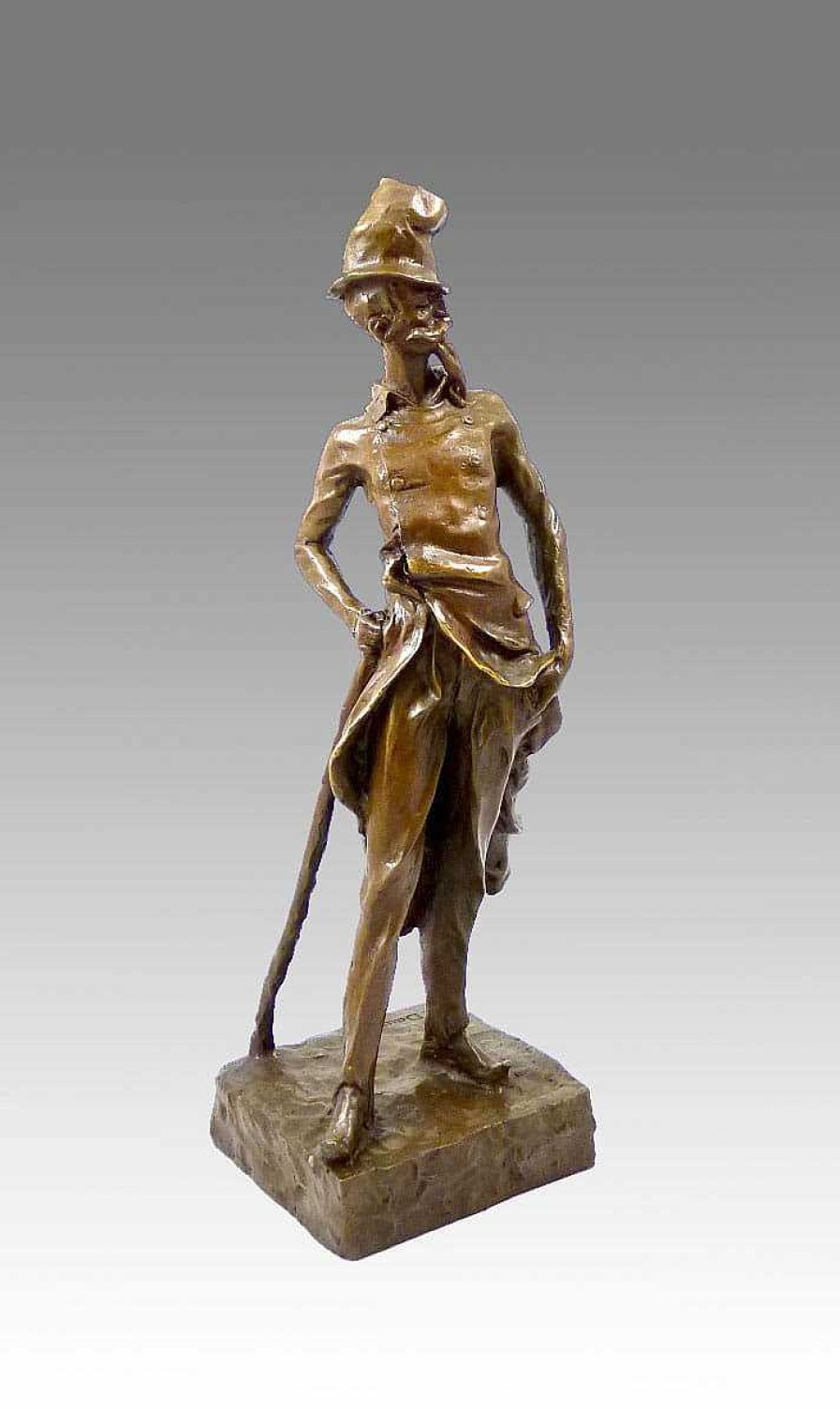 Honoré Daumier Honore Daumier - Ratapoil - Bronzeskulptur - Signiert Wholesale