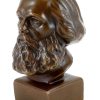 Kunst & Ambiente Bronze Buste - Kopf - Karl Marx Buste - Signiert Best