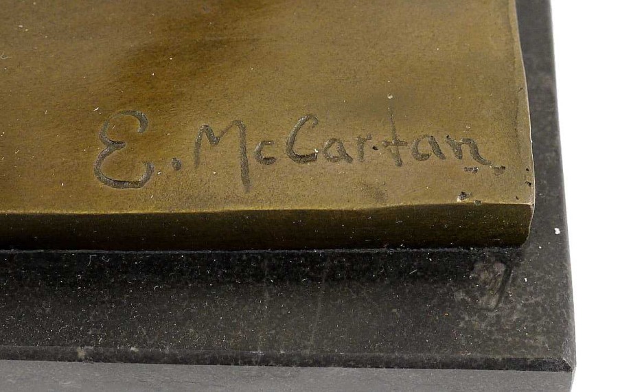 Edward Francis McCartan Bronzeskulptur - Diana Mit Hund - Sign. Edward Mccartan Online