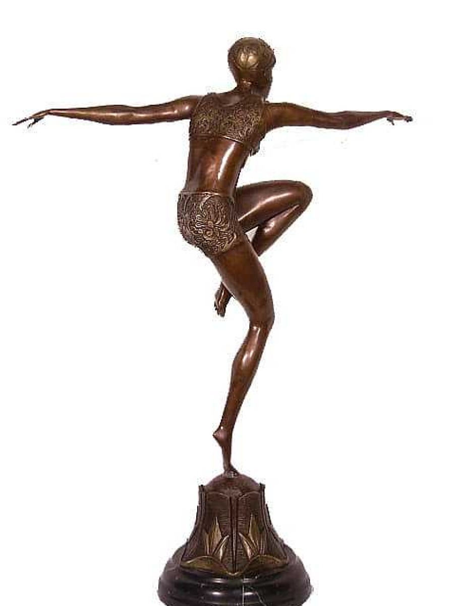 Johann Philipp Ferdinand Preiss Art Deco Bronzefigur - Con Brio - Ferdinand Preiss Online