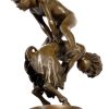 Kunst & Ambiente Jugendstil Kunstlerbronze - Der Bocksprung - Signiert Wholesale