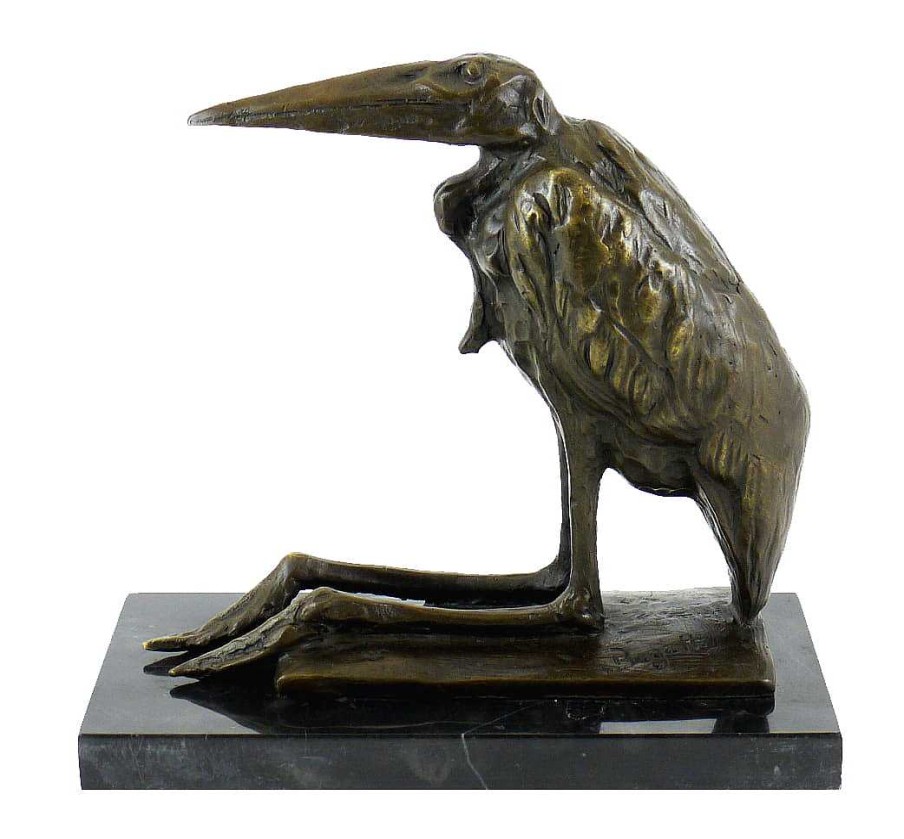 Rembrandt Bugatti Bronzefigur - Marabu / Afrikanischer Storch - Rembrandt Bugatti Hot